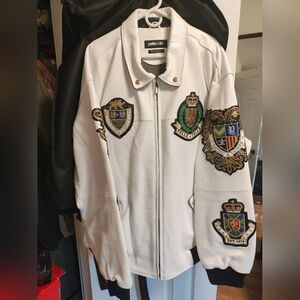 White Pelle Authentic Sz 4x 58 Jacket Only Worn Once .
